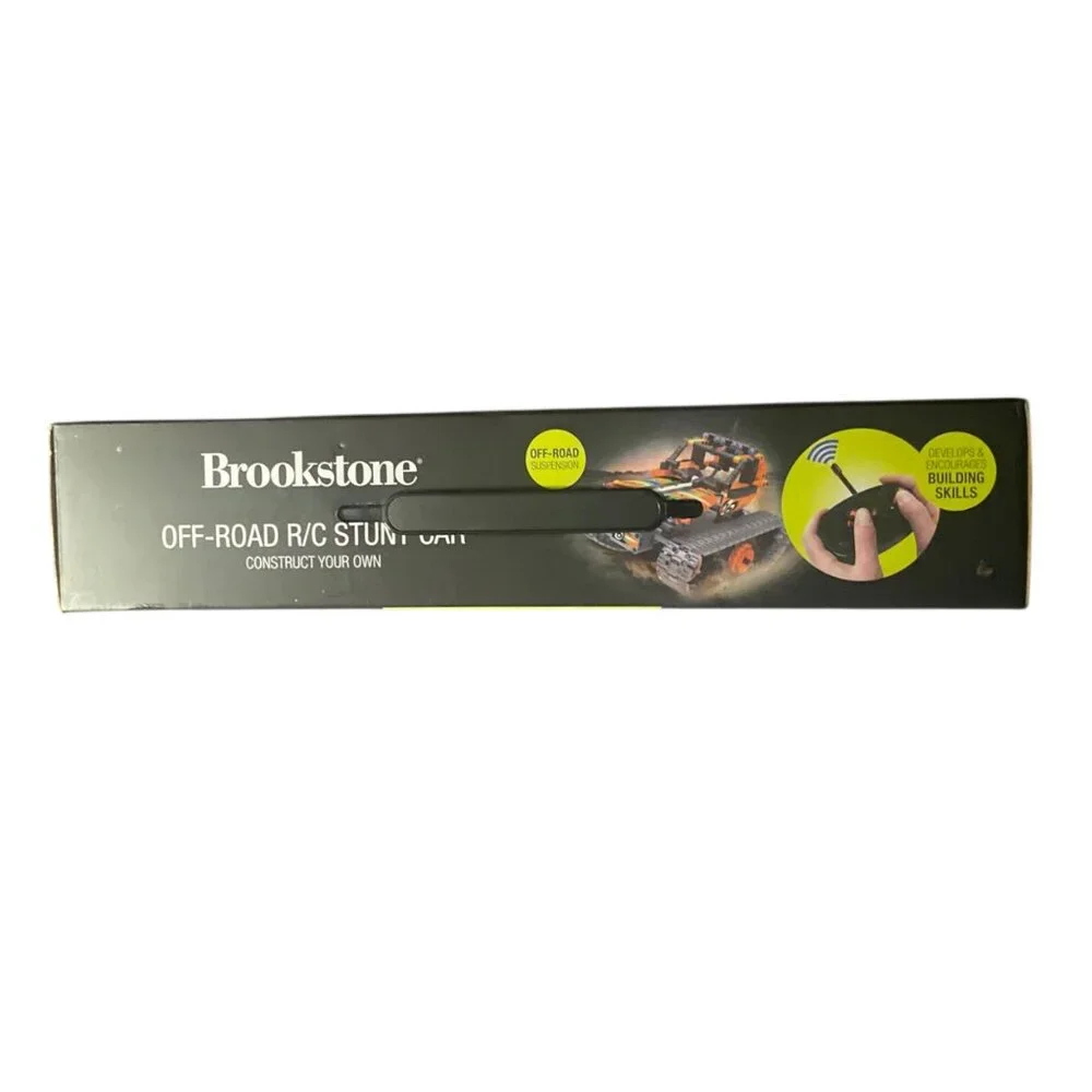Brookstone Off-Road R/C Stunt‎ Car Construct Your Own 392 Pieces STEM Play Kit